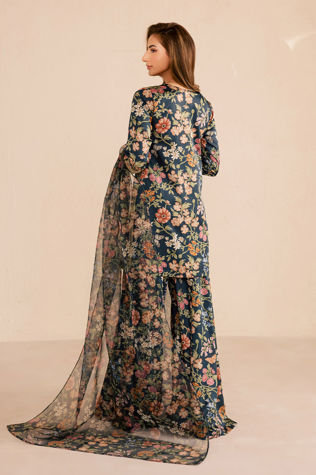 Vanya | Silk Edit | SL-16 - Luxury Dress - available at Maria Faisal in UK and USA.