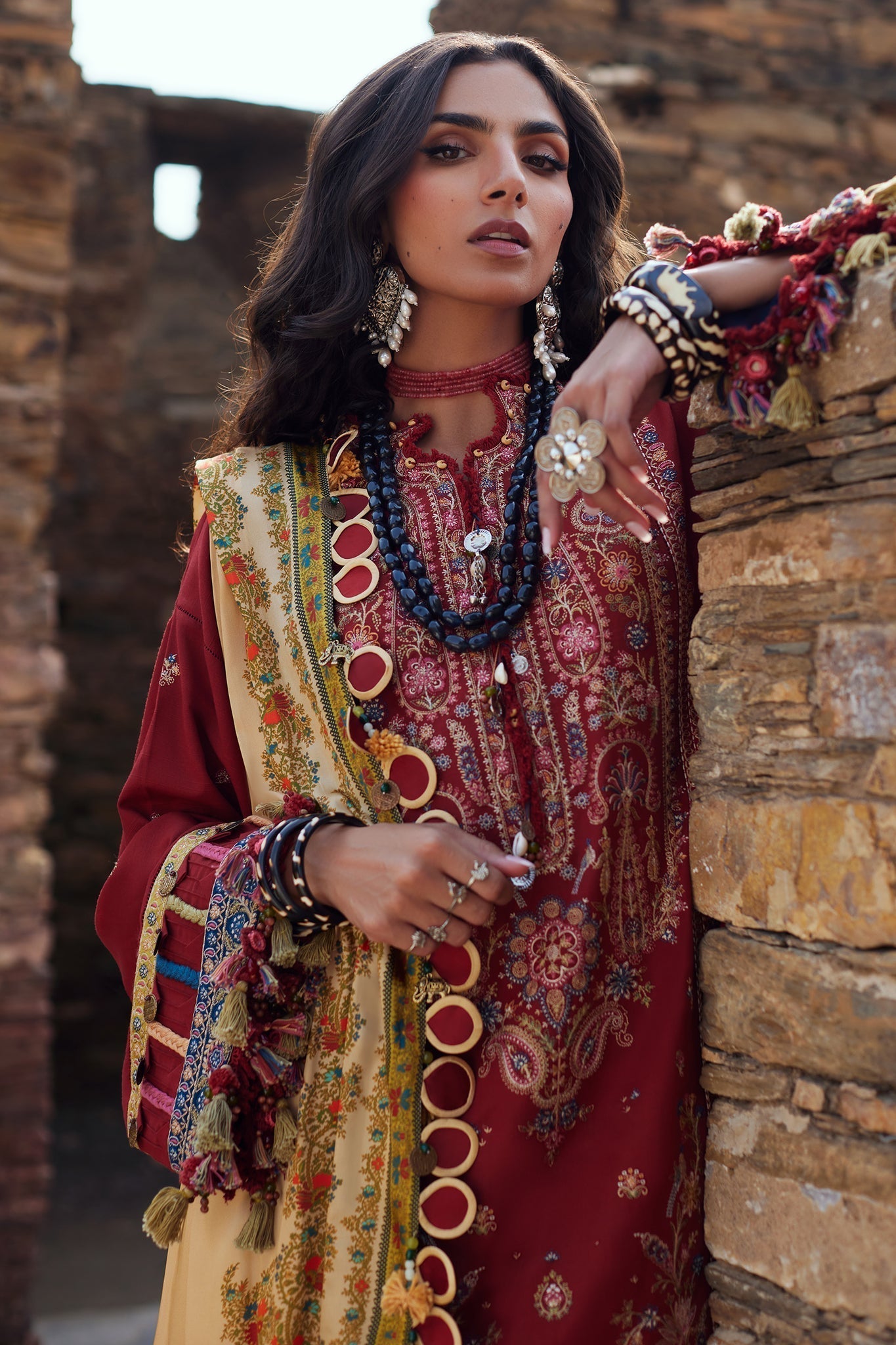 Elan | Winter Collection 24 | ELNAZ (EW24-07) - Ladies Clothes - Maria Faisal