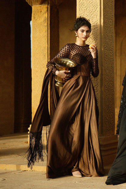 Erum Khan | Carvaan Formals |Raazmeen - Formal Dress - available at Maria Faisal in UK and USA.