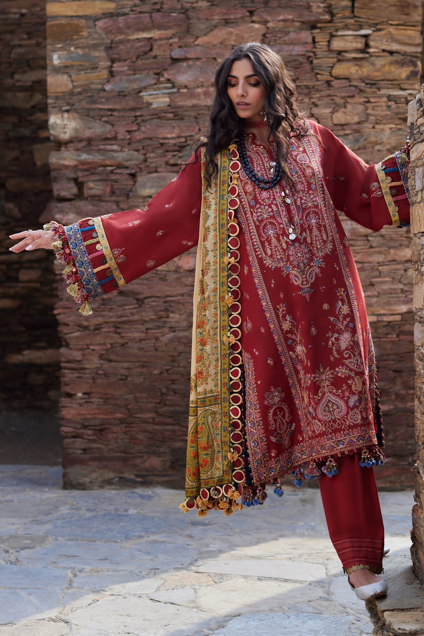 Elan | Winter Collection 24 | ELNAZ (EW24-07) - Ladies Clothes - Maria Faisal