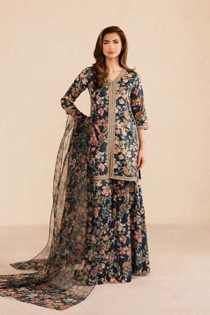 Vanya | Silk Edit | SL-16 - Luxury Dress - available at Maria Faisal in UK and USA.