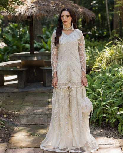 Ain | Cascade Party Wears | AN-99 by Maria Faisal - Registered Vendor of : Ain - type : Ladies Clothes - 100% original wedding dresses