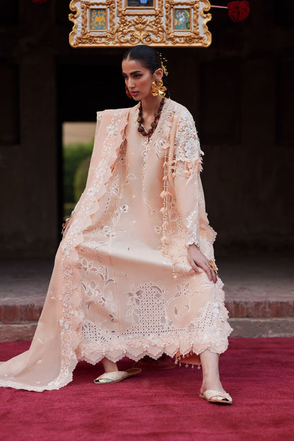 Elan | Kashmee Legacy Lawn 26 |NOORAI (EL26-06 A) - Luxury Dress - available at Maria Faisal in UK and USA.