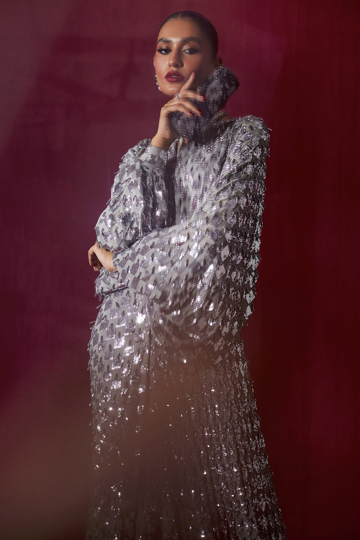 Elan | Luxury Wedding Wears | ECLAT DE LUNE D'ARGENT (EP-20996) - Bridal Dress - available at Maria Faisal in UK and USA.