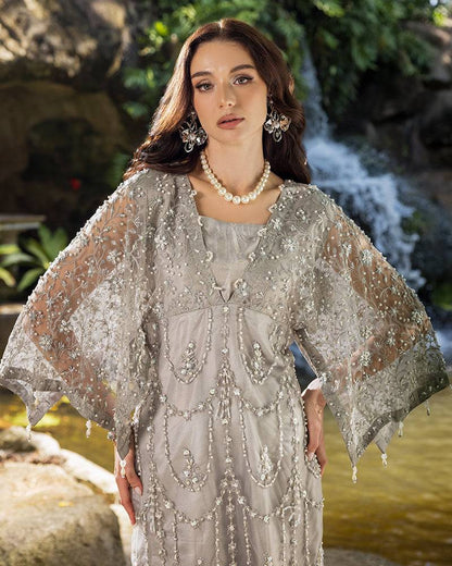 Ain | Cascade Party Wears | AN-98 by Maria Faisal - Registered Vendor of : Ain - type : Ladies Clothes - 100% original wedding dresses