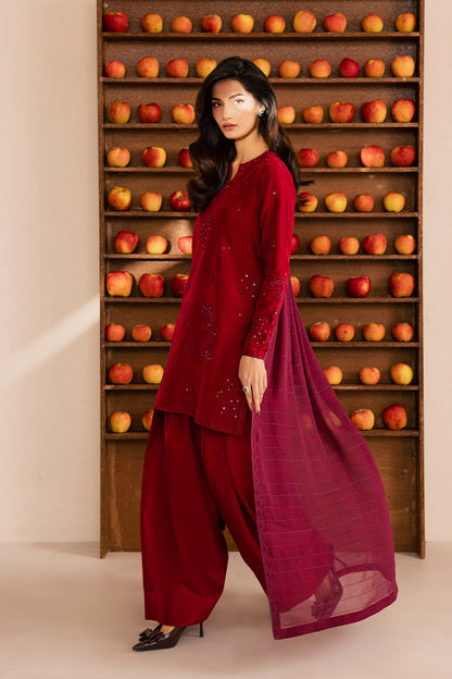 Vanya | Silk Edit | SL-22 - Luxury Dress - available at Maria Faisal in UK and USA.