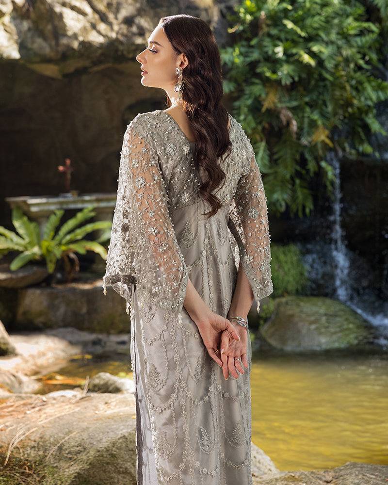 Ain | Cascade Party Wears | AN-98 by Maria Faisal - Registered Vendor of : Ain - type : Ladies Clothes - 100% original wedding dresses