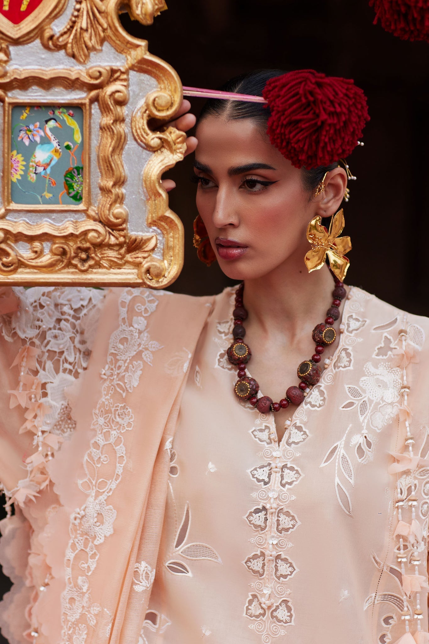 Elan | Kashmee Legacy Lawn 26 |NOORAI (EL26-06 A) - Luxury Dress - available at Maria Faisal in UK and USA.