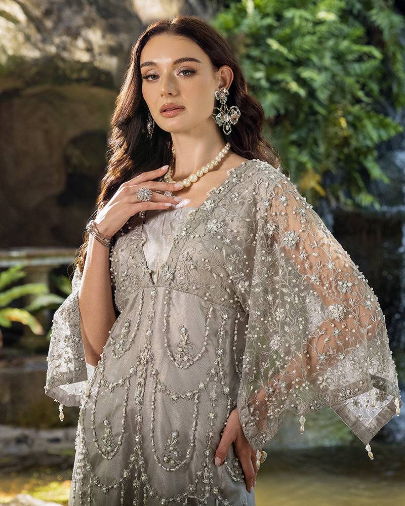 Ain | Cascade Party Wears | AN-98 by Maria Faisal - Registered Vendor of : Ain - type : Ladies Clothes - 100% original wedding dresses