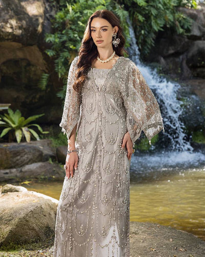 Ain | Cascade Party Wears | AN-98 by Maria Faisal - Registered Vendor of : Ain - type : Ladies Clothes - 100% original wedding dresses