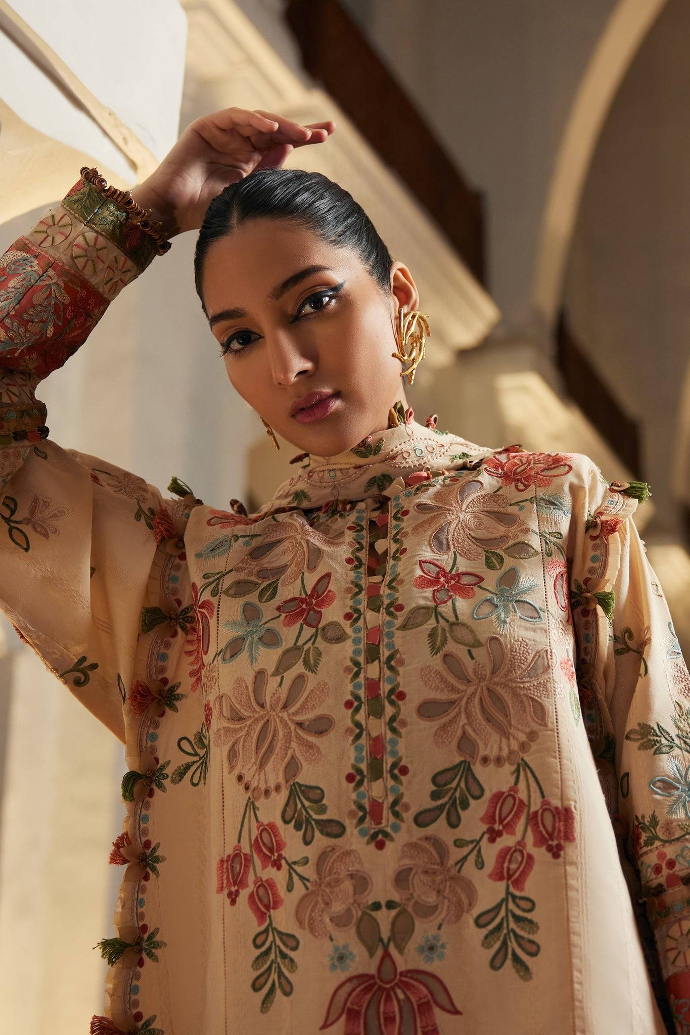 Elan | Luxury Lawn 25 | ZAHARA (EL25-07 B) by Maria Faisal - Registered Vendor of : Elan - type : Ladies Clothes - 100% original wedding dresses