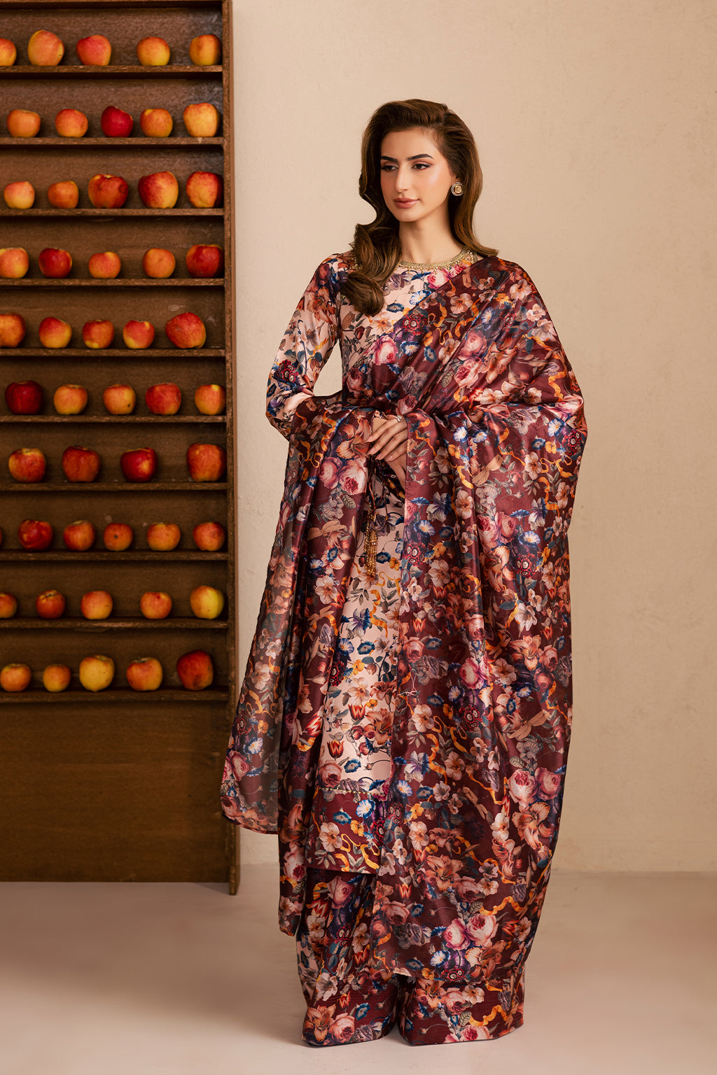 Vanya | Silk Edit | SL-15 - Luxury Dress - available at Maria Faisal in UK and USA.