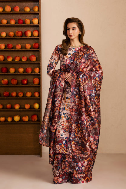 Vanya | Silk Edit | SL-15 - Luxury Dress - available at Maria Faisal in UK and USA.