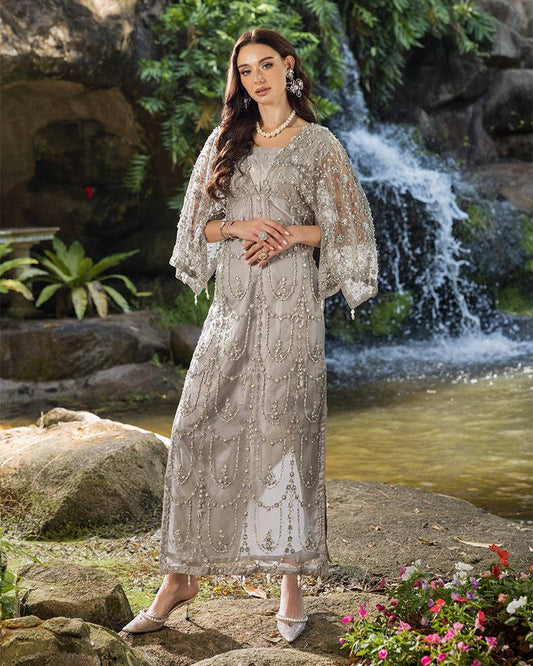 Ain | Cascade Party Wears | AN-98 by Maria Faisal - Registered Vendor of : Ain - type : Ladies Clothes - 100% original wedding dresses