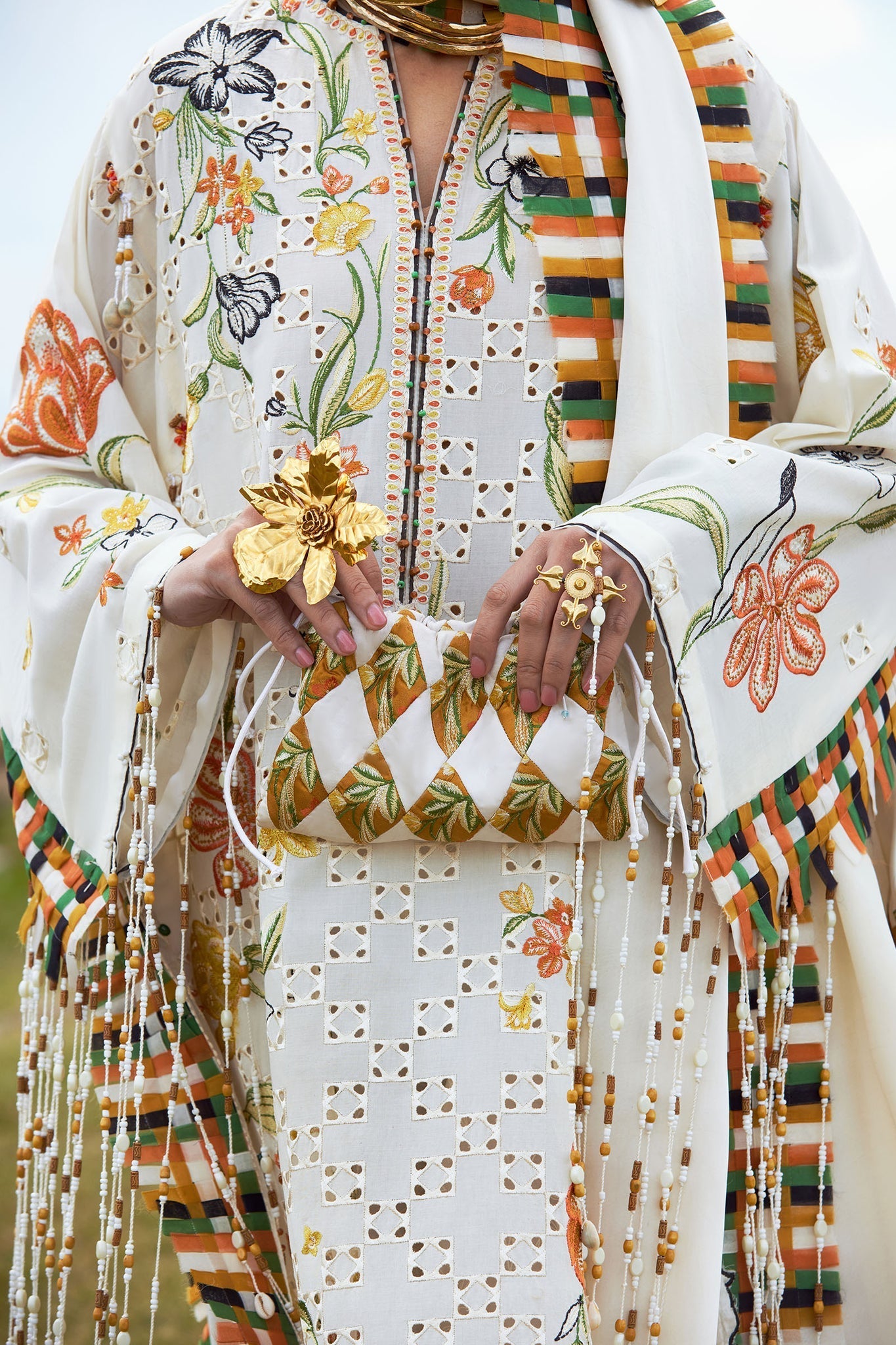 Elan | Kashmee Legacy Lawn 26 |SONAMARG (EL26-09 A) - Luxury Dress - available at Maria Faisal in UK and USA.