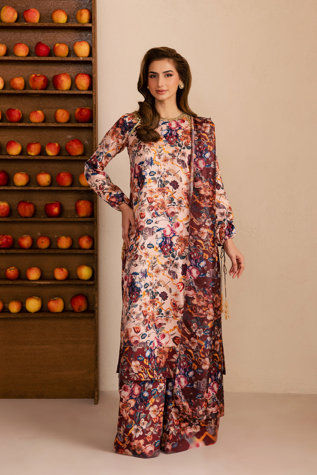 Vanya | Silk Edit | SL-15 - Luxury Dress - available at Maria Faisal in UK and USA.