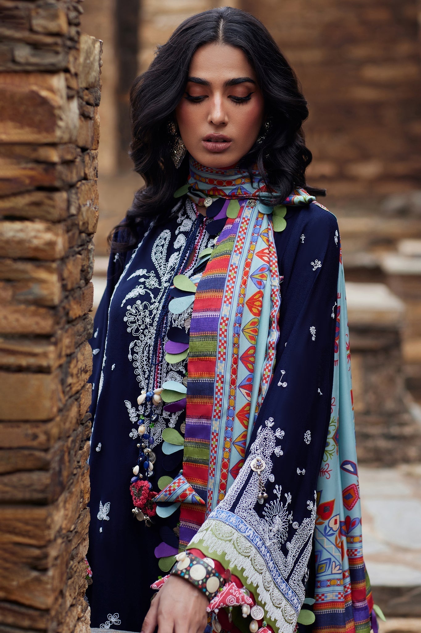Elan | Winter Collection 24 | MAHROSH (EW24-06) - Designer Dress with Intricate embroidery and embellishments. Shop elegent wedding dress at Maria Faisal.