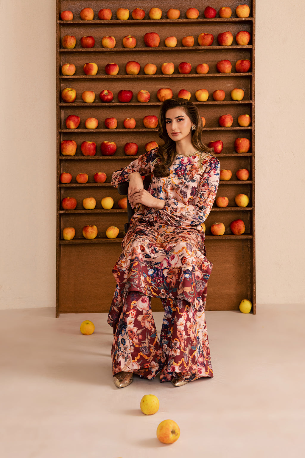 Vanya | Silk Edit | SL-15 - Luxury Dress - available at Maria Faisal in UK and USA.