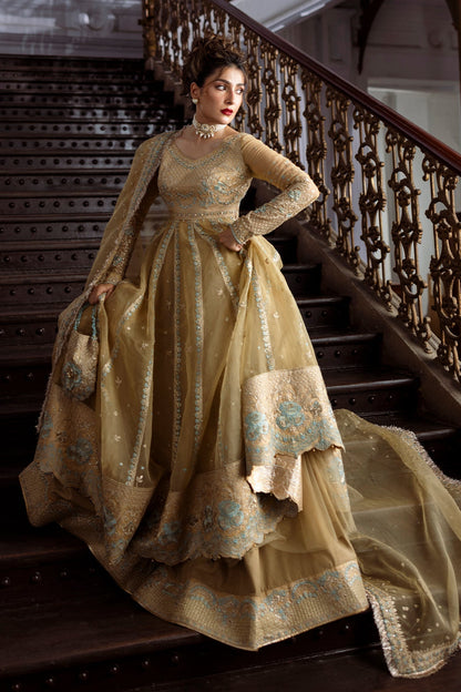 Erum Khan | Jahan Wedding 25 | Golden Glow - Ladies Clothes - Maria Faisal