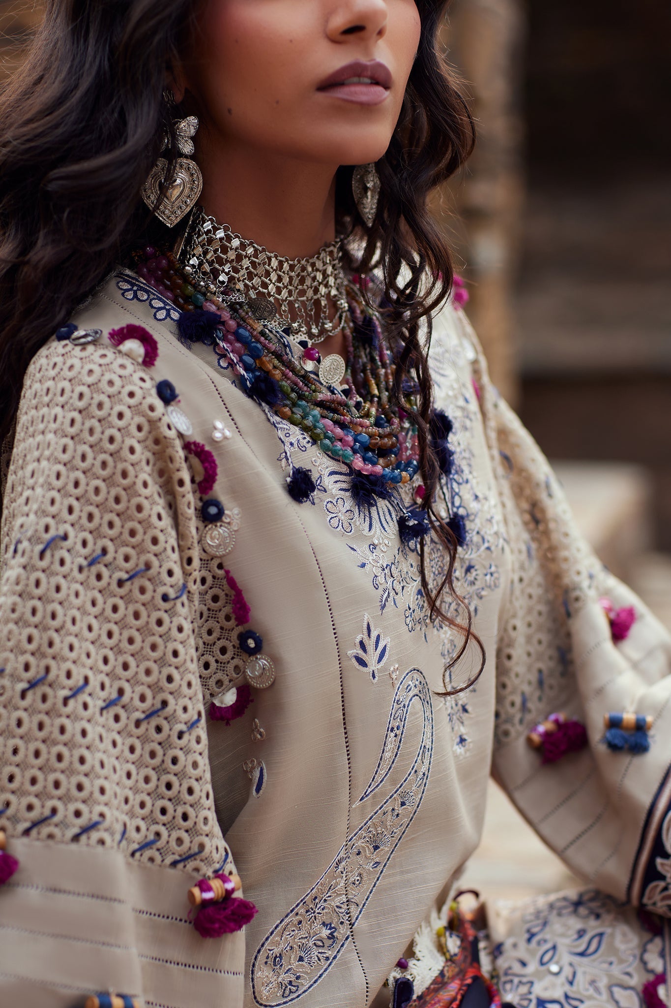 Elan | Winter Collection 24 | ARSIA (EW24-02) - Designer Dress with Intricate embroidery and embellishments. Shop elegent wedding dress at Maria Faisal.
