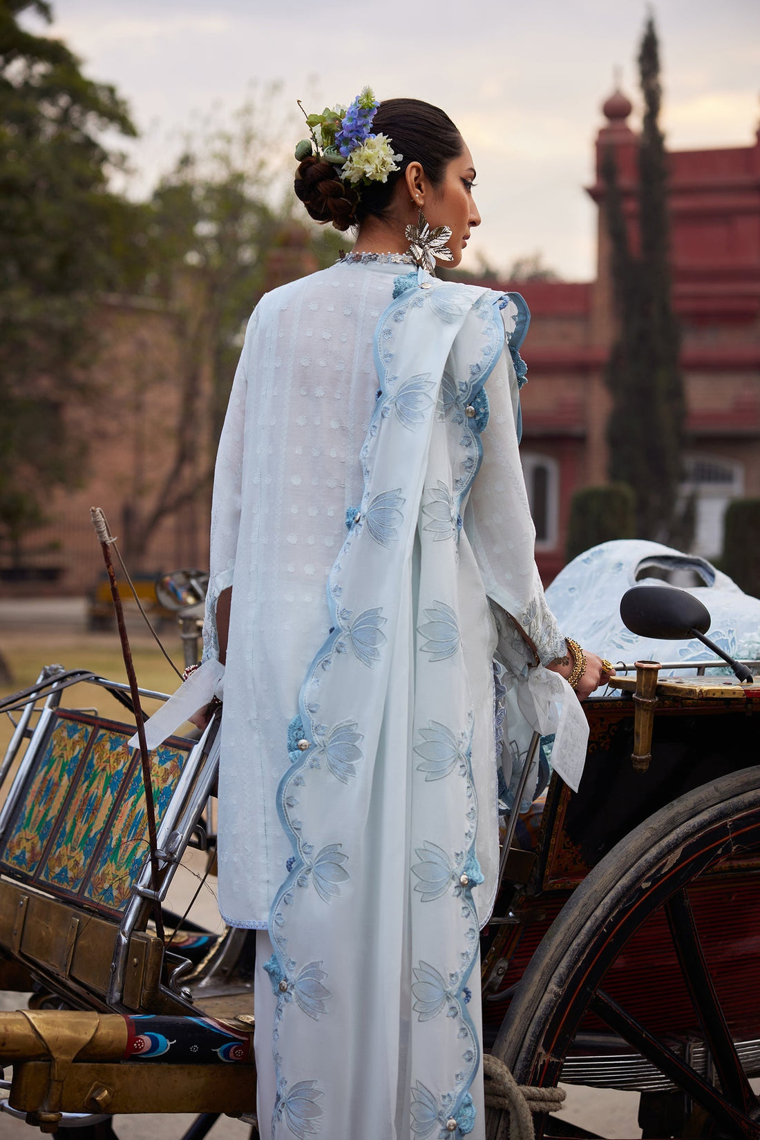 Elan | Luxury Lawn 25 | CELESTINE (EL25-05 B) - Ladies Clothes - Maria Faisal