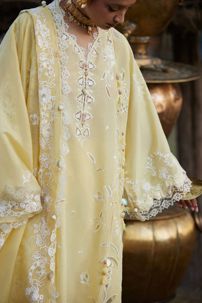 Elan | Kashmee Legacy Lawn 26 |NOORAI (EL26-06 B) - Luxury Dress - available at Maria Faisal in UK and USA.
