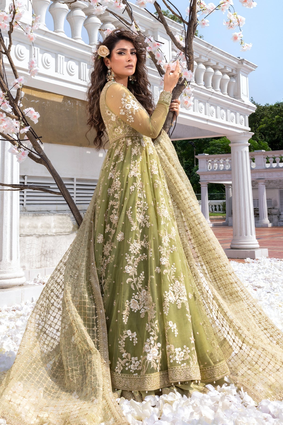 Erum Khan | Jahan Wedding 25 | Mint Glow - Ladies Clothes - Maria Faisal