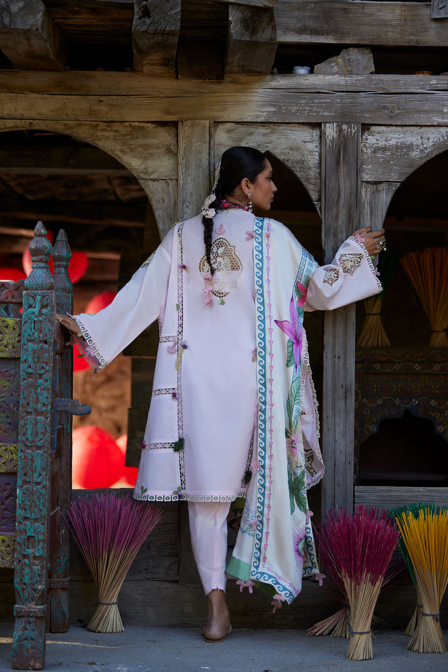 Elan | Kashmee Legacy Lawn 26 | ZÉRIN (EL26-11 A) - Luxury Dress - available at Maria Faisal in UK and USA.