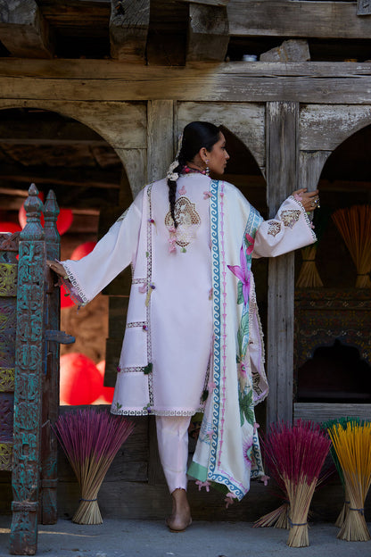 Elan | Kashmee Legacy Lawn 26 | ZÉRIN (EL26-11 A) - Luxury Dress - available at Maria Faisal in UK and USA.