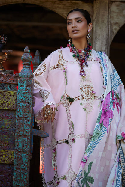 Elan | Kashmee Legacy Lawn 26 | ZÉRIN (EL26-11 A) - Luxury Dress - available at Maria Faisal in UK and USA.