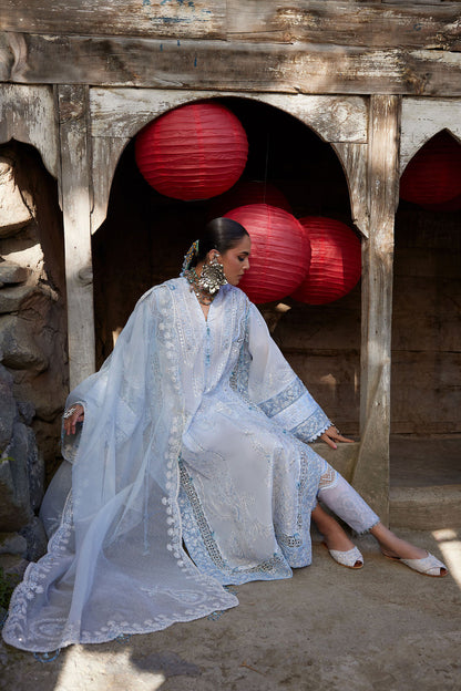 Elan | Kashmee Legacy Lawn 26 | ROUHAAN (EL26-04 A) - Luxury Dress - available at Maria Faisal in UK and USA.