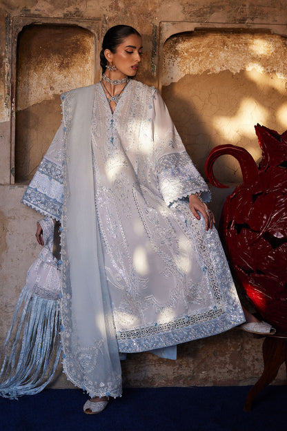 Elan | Kashmee Legacy Lawn 26 | ROUHAAN (EL26-04 A) - Luxury Dress - available at Maria Faisal in UK and USA.