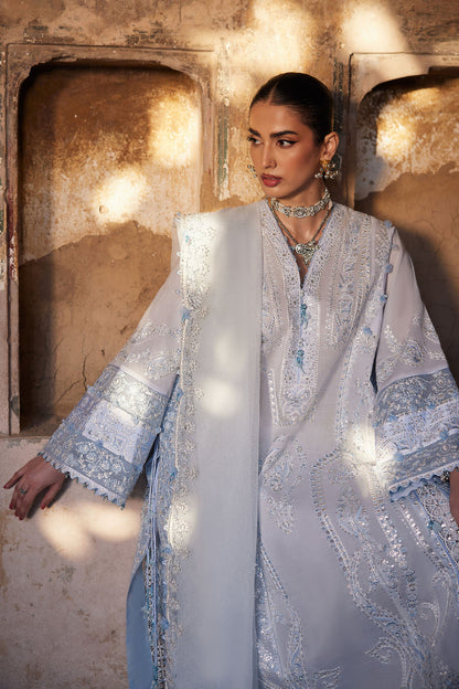 Elan | Kashmee Legacy Lawn 26 | ROUHAAN (EL26-04 A) - Luxury Dress - available at Maria Faisal in UK and USA.