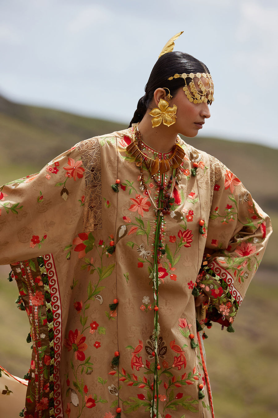 Elan | Kashmee Legacy Lawn 26 |DEODAR (EL26-12 B) - Luxury Dress - available at Maria Faisal in UK and USA.