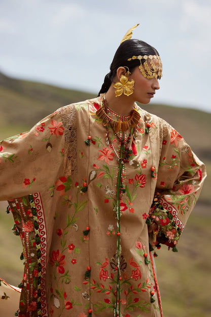Elan | Kashmee Legacy Lawn 26 |DEODAR (EL26-12 B) - Luxury Dress - available at Maria Faisal in UK and USA.