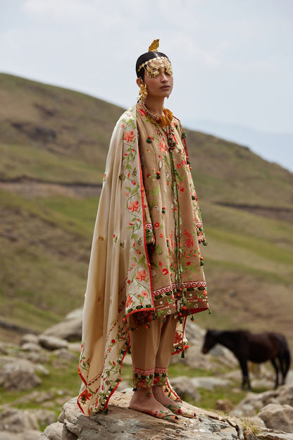 Elan | Kashmee Legacy Lawn 26 |DEODAR (EL26-12 B) - Luxury Dress - available at Maria Faisal in UK and USA.