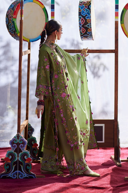 Elan | Kashmee Legacy Lawn 26 |GULRAAZ (EL26-08 A) - Luxury Dress - available at Maria Faisal in UK and USA.