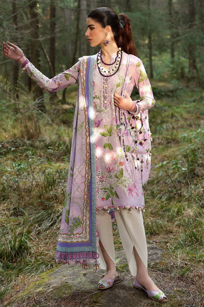 Zaha | Lawn 25 | ELARA (ZL25-02 A) by Maria Faisal - Registered Vendor of : Zaha - type : Ladies Clothes - 100% original wedding dresses