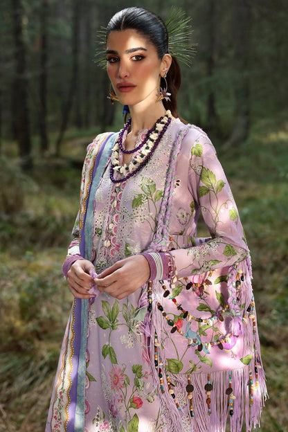 Zaha | Lawn 25 | ELARA (ZL25-02 A) by Maria Faisal - Registered Vendor of : Zaha - type : Ladies Clothes - 100% original wedding dresses