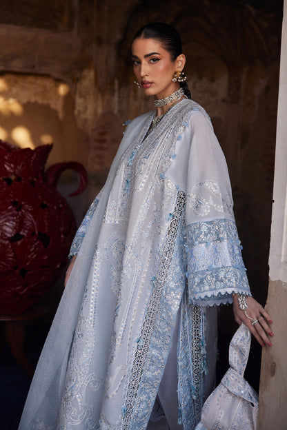 Elan | Kashmee Legacy Lawn 26 | ROUHAAN (EL26-04 A) - Luxury Dress - available at Maria Faisal in UK and USA.