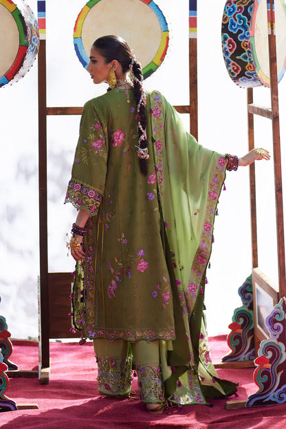 Elan | Kashmee Legacy Lawn 26 |GULRAAZ (EL26-08 A) - Luxury Dress - available at Maria Faisal in UK and USA.