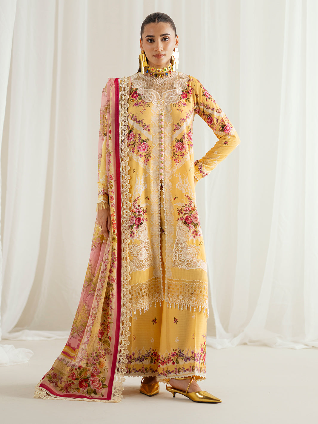 Bin Ilyas | Eres Bonita Viscose 25 | 1101-B - Ladies Clothes - Maria Faisal