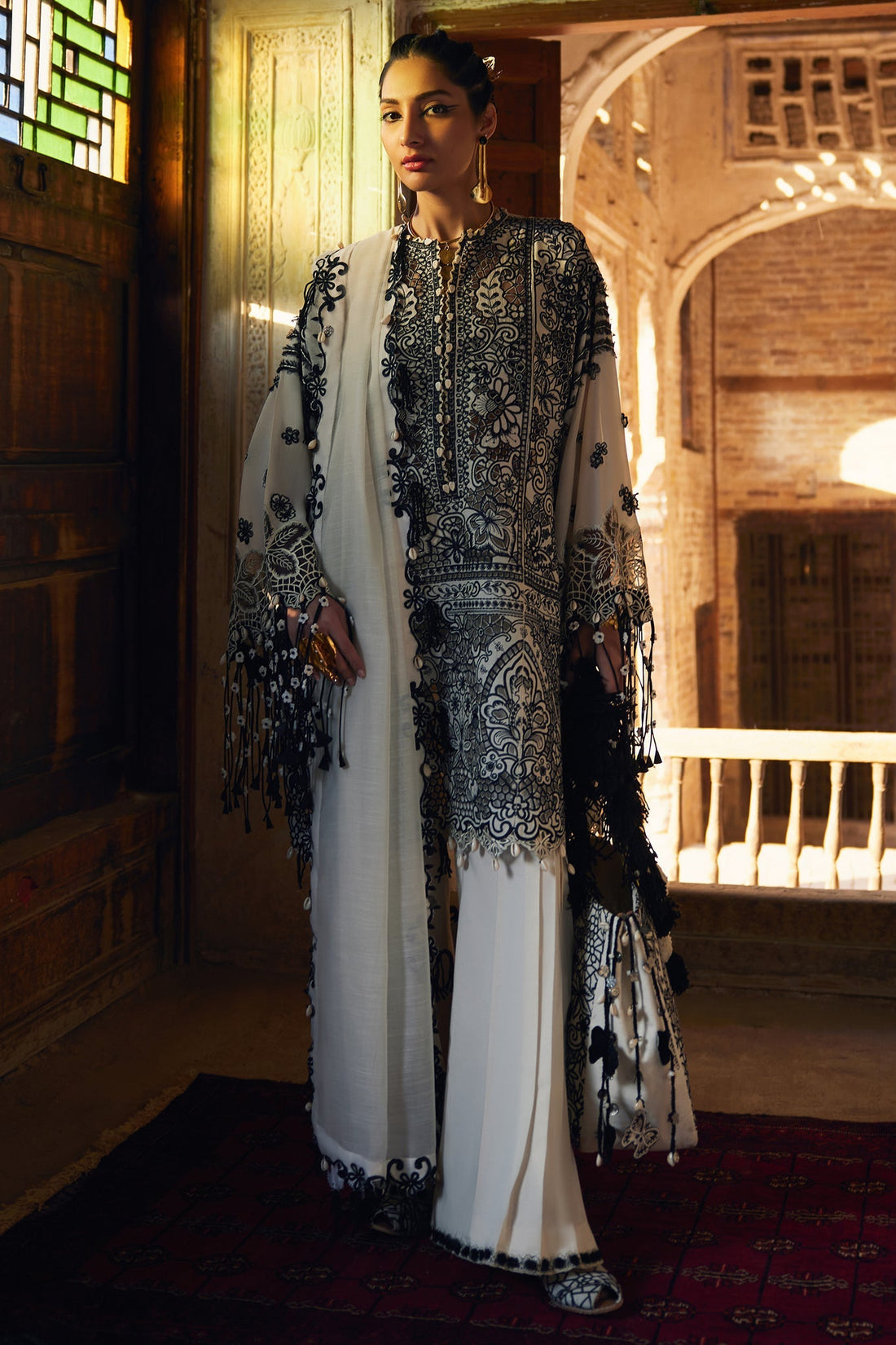 Elan | Luxury Lawn 25 | ISLA (EL25-02 B) - Ladies Clothes - Maria Faisal