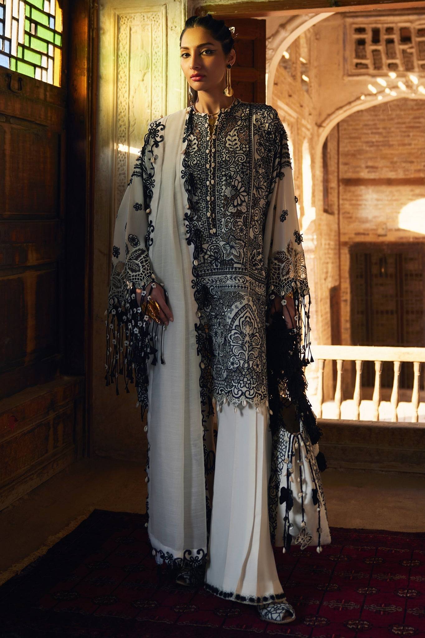 Elan | Luxury Lawn 25 | ISLA (EL25-02 B) by Maria Faisal - Registered Vendor of : Elan - type : Ladies Clothes - 100% original wedding dresses