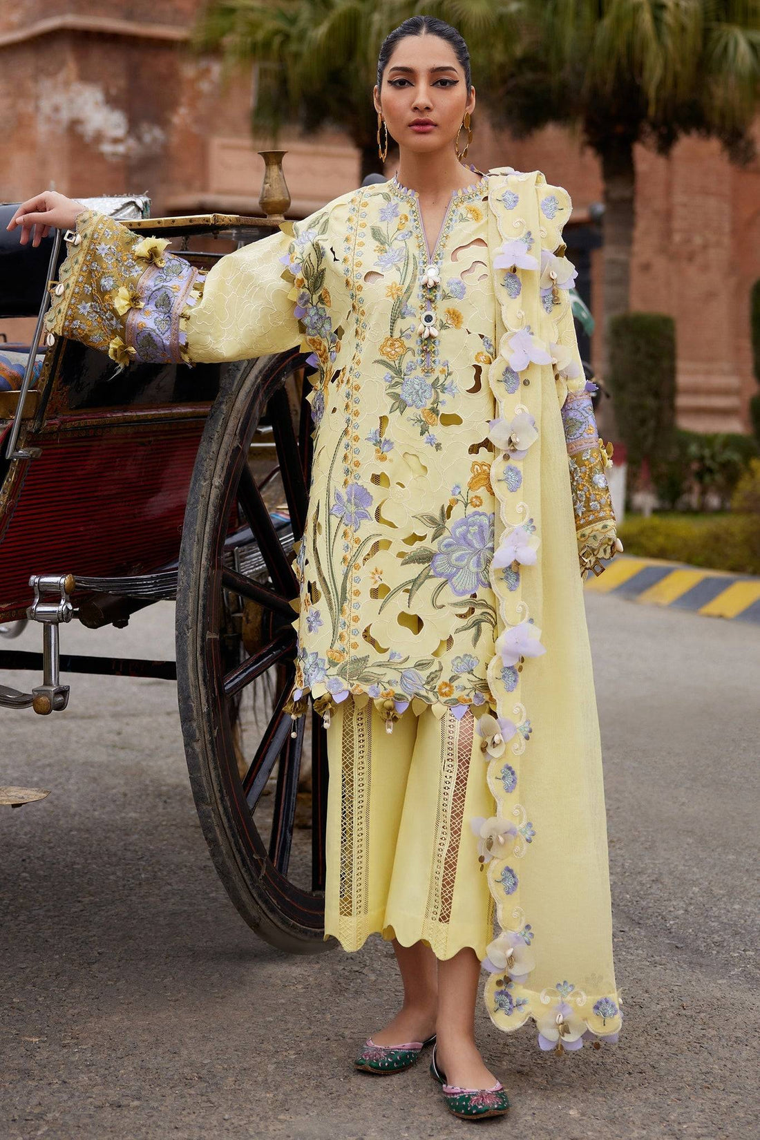 Elan | Luxury Lawn 25 | AMARA (EL25-09 A) by Maria Faisal - Registered Vendor of : Elan - type : Ladies Clothes - 100% original wedding dresses