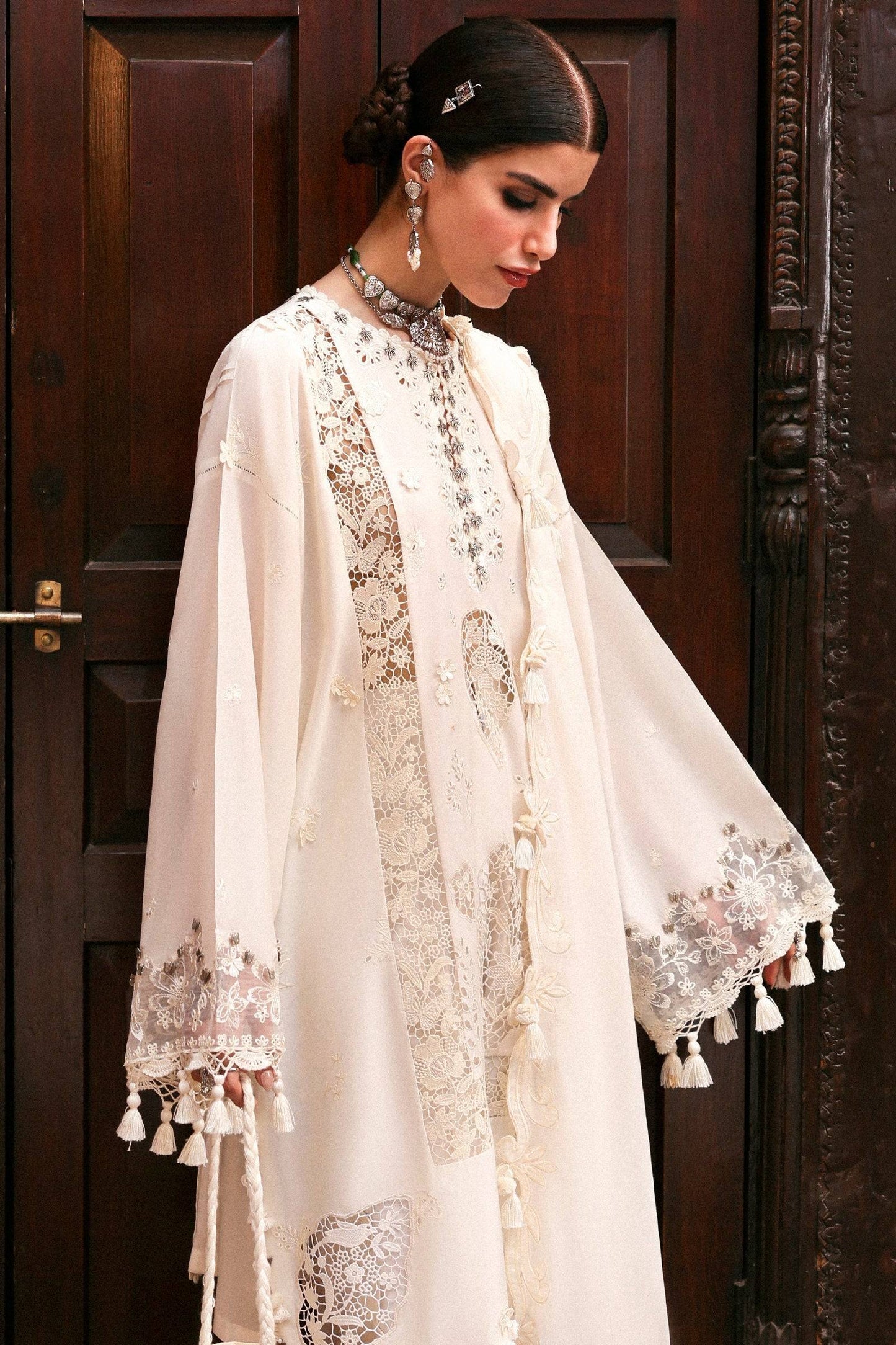 Zaha | Festive Lawn 25 | GULBAHAR (ZF-25-02) by Maria Faisal - Registered Vendor of : Zaha - type : Ladies Clothes - 100% original wedding dresses