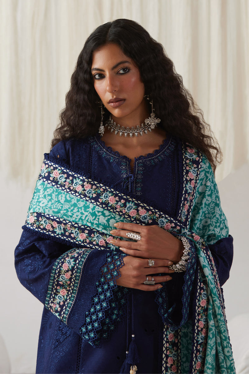 Saad Bin Shahzad | Depalpur Lawn 26 | RUA - Luxury Dress - available at Maria Faisal in UK and USA.