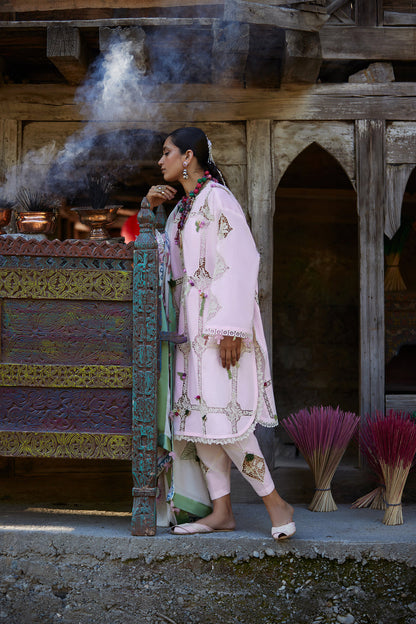Elan | Kashmee Legacy Lawn 26 | ZÉRIN (EL26-11 A) - Luxury Dress - available at Maria Faisal in UK and USA.