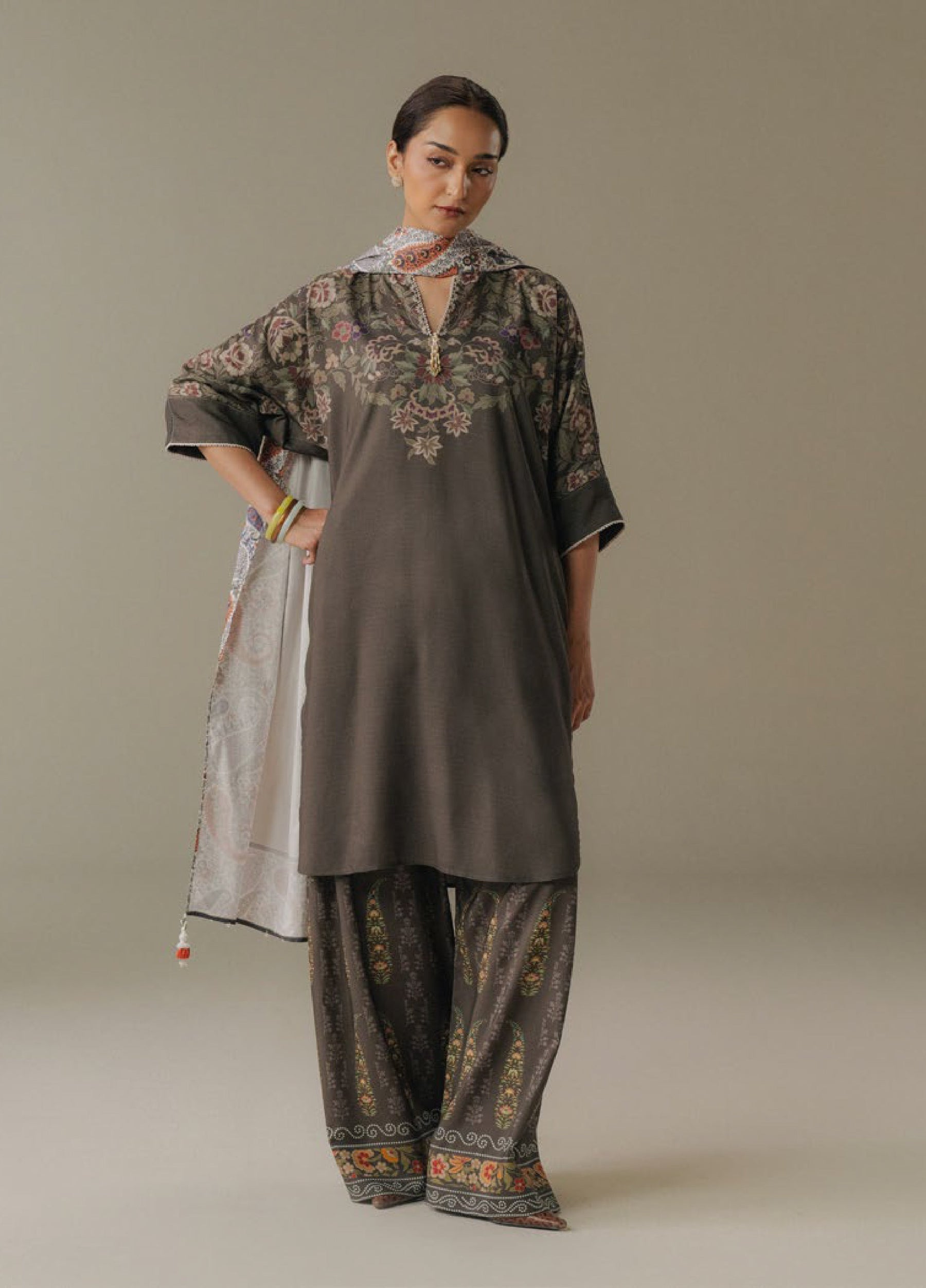 Zara Shahjahan | Coco Prints 25 | Autumn Line-10A - Casual Dress - available at Maria Faisal in UK and USA.