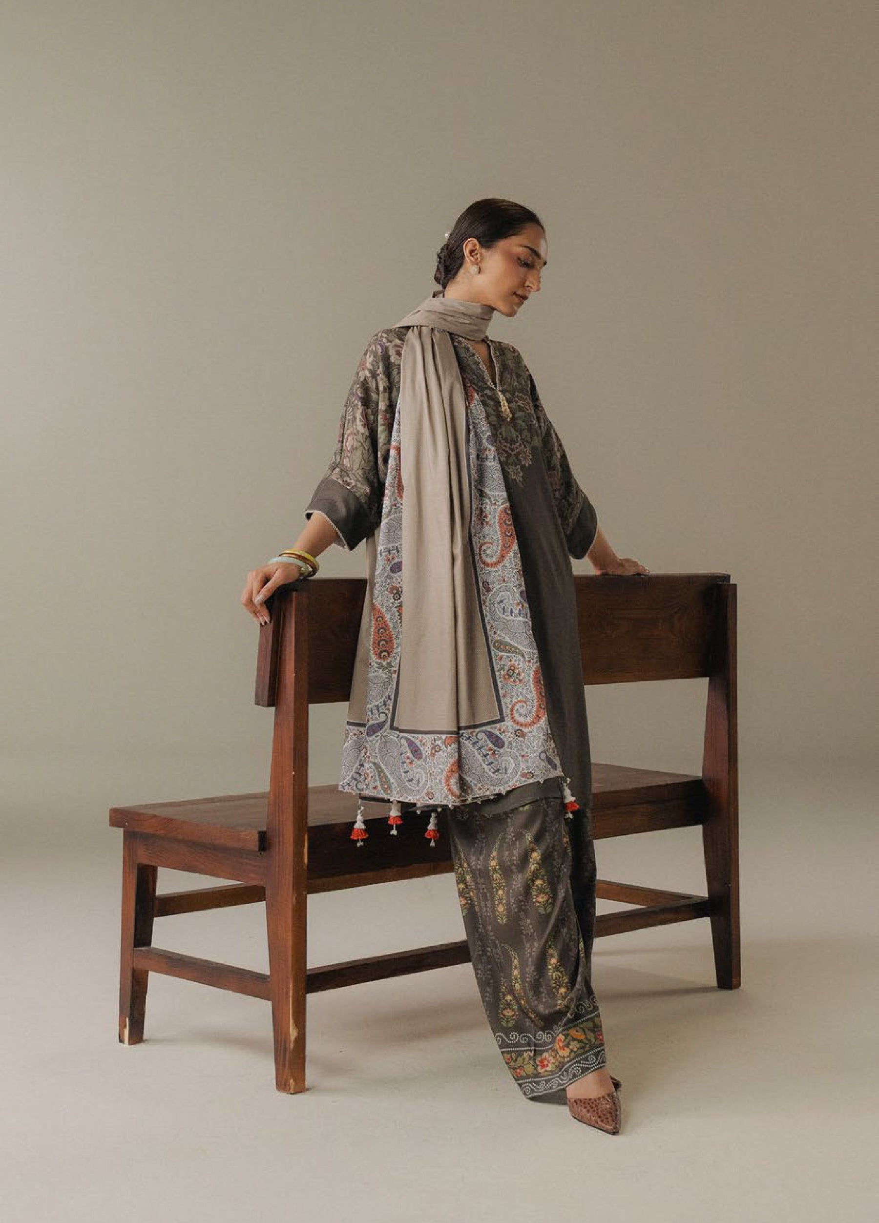 Zara Shahjahan | Coco Prints 25 | Autumn Line-10A - Casual Dress - available at Maria Faisal in UK and USA.